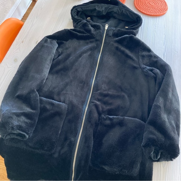 Zara Trafaluc Reversible Faux Fur Coat size S - Picture 7 of 12